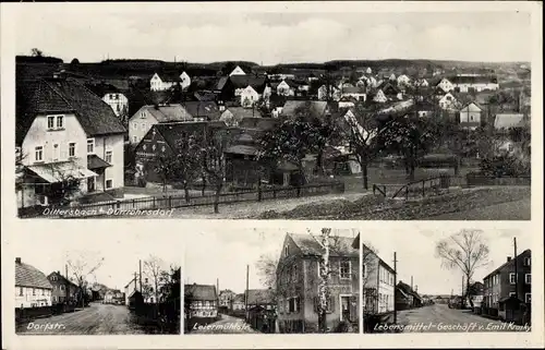Ak Dürrröhrsdorf Dittersbach in Sachsen, Lebensmittelgeschäft, Leiermühlstraße
