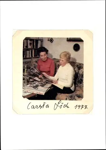 Autogrammkarte Schauspielerin Carsta Löck