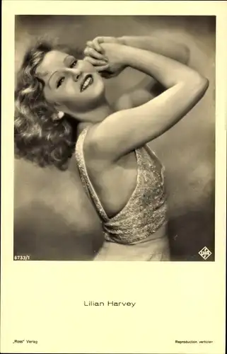 Ak Schauspielerin Lilian Harvey, Portrait, Ross Verlag 6733 1