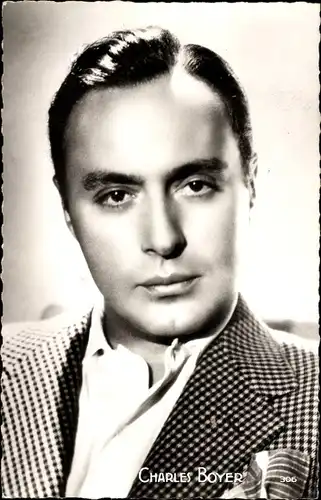 Ak Schauspieler Charles Boyer, Portrait