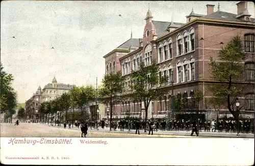 Ak Hamburg Eimsbüttel, Weidenstieg