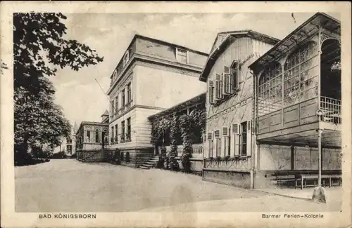 Ak Königsborn Unna im Ruhrgebiet, Barmer Ferien-Kolonie