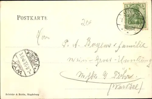 Ak Unna in Westfalen, Markt