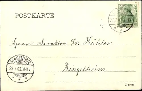 Ak Unna in Westfalen, Markt