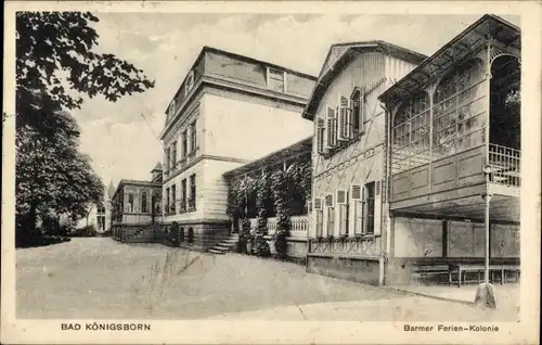 Ak Königsborn Unna im Ruhrgebiet, Barmer Ferien-Kolonie