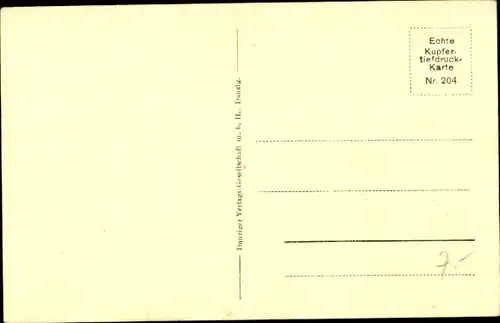 Ak Gdańsk Danzig, Malergasse, Brigittenkirche