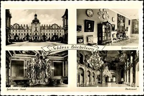 11 alte Ak Bückeburg im Kreis Schaumburg, diverse Ansichten