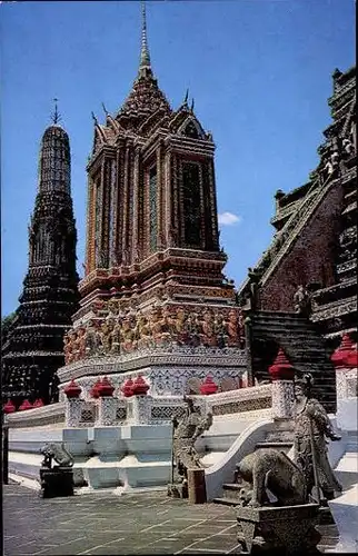 11 alte Ak Thailand, diverse Ansichten