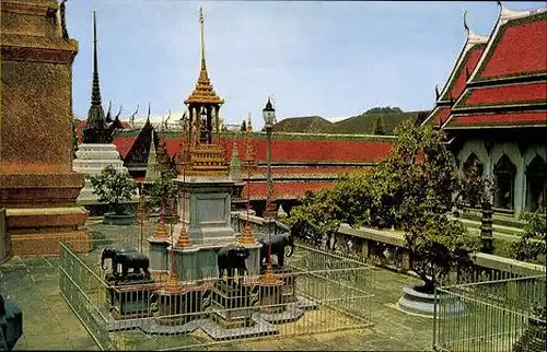 11 alte Ak Thailand, diverse Ansichten