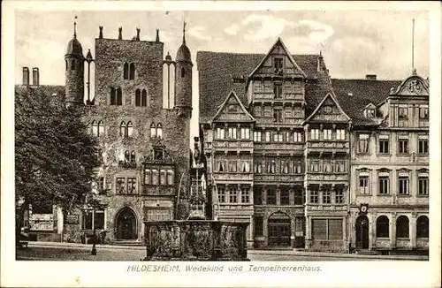 9 alte Ak Hildesheim in Niedersachsen, diverse Ansichten