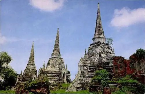 11 alte Ak Thailand, diverse Ansichten