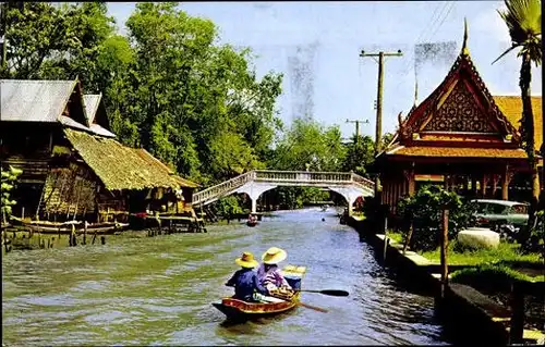 11 alte Ak Thailand, diverse Ansichten