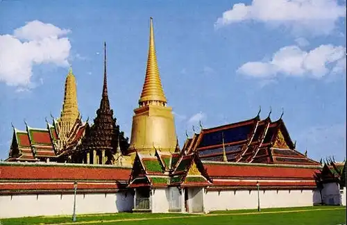 11 alte Ak Thailand, diverse Ansichten
