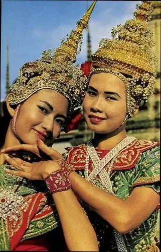 9 alte Ak Thailand, diverse Ansichten