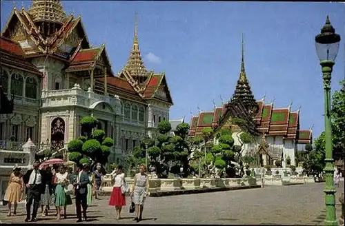 11 alte Ak Thailand, diverse Ansichten