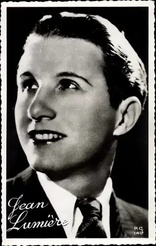 Ak Schauspieler Jean Lumiere, Portrait
