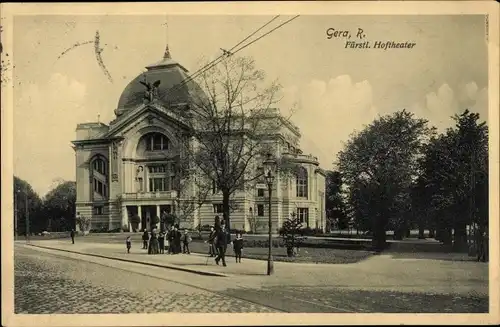 Ak Gera in Thüringen, Fürstliches Hoftheater