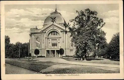 Ak Gera in Thüringen, Fürstliches Hoftheater