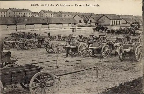 Ak Le Valdahon Doubs, Valdahon Camp, Artillery Park, I WK
