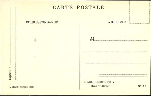 Ak Givet Ardennen, Zitadelle von Charlemont, Panorama