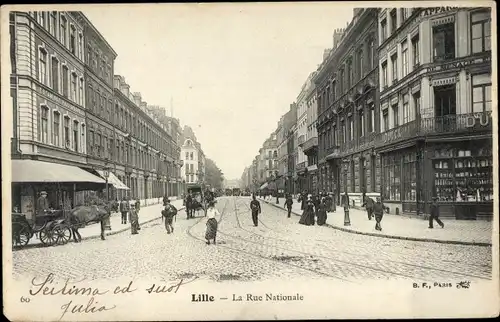 Ak Lille Nord, Nationalstraße, Geschäfte