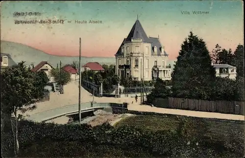 Ak Soultz Sulz Elsass Haut Rhin, Villa Wittmer