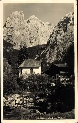 Ak Hinterbärenbad in Tirol, Berge, Totenkirche