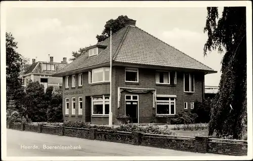 Ak Heerde Gelderland Niederlande, Boerenleenbank