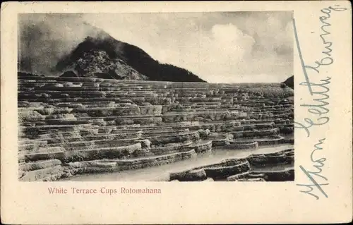 Ak Neuseeland, White Terrace Cap Rotomahana