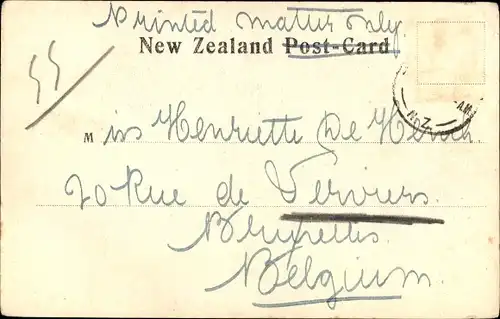 Ak Neuseeland, White Terrace Cap Rotomahana