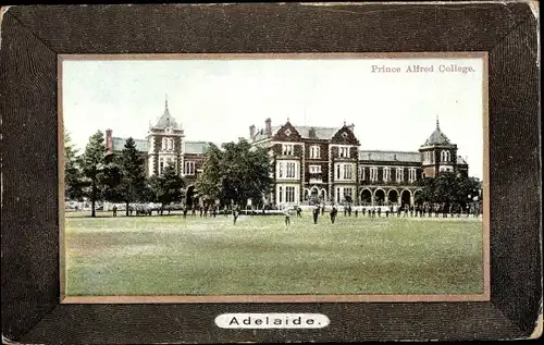 Passepartout Ak Adelaide Südaustralien, Prince-Alfred-College