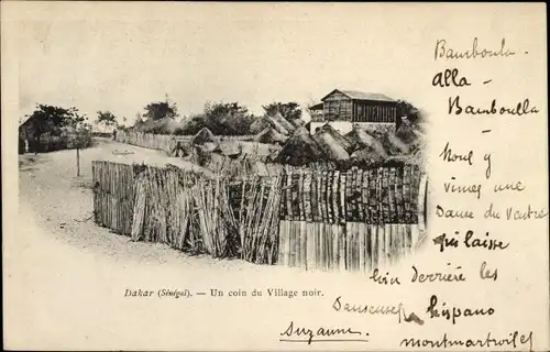 Ak Dakar, Senegal, Eine Ecke des Black Village