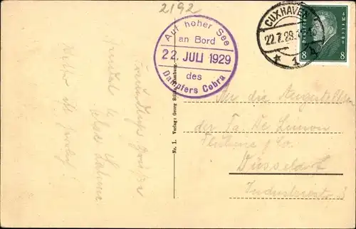 Ak Helgoland, Totalansicht