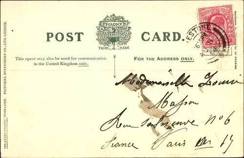 Ak Folkestone Kent England, Radnor Park