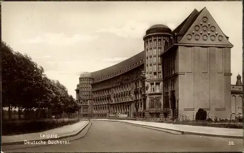 Ak Leipzig in Sachsen, Deutsche Bücherei