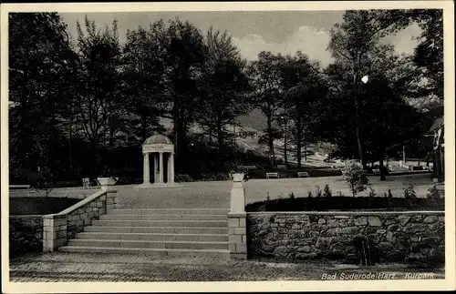 Ak Bad Suderode Quedlinburg im Harz, Kurpark