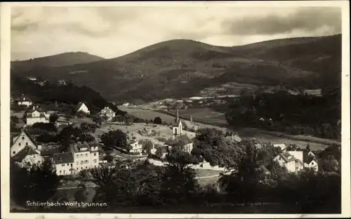 Ak Schlierbach Heidelberg, Teilansicht, Wolfsbrunnen