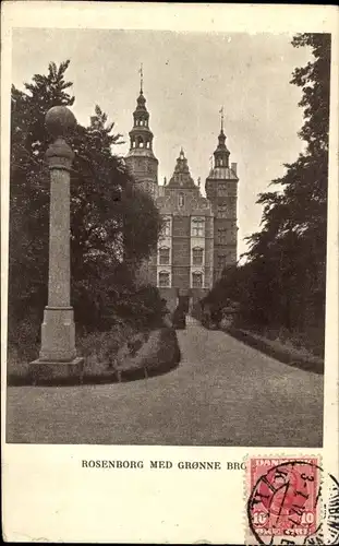 Ak København Kopenhagen Dänemark, Schloss Rosenborg