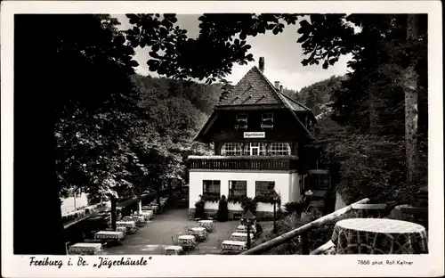 Ak Freiburg im Breisgau, Waldrestaurant Jägerhäusle