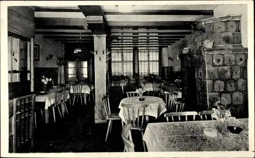 Ak Freiburg im Breisgau, Restaurant zum Ratsstüble, Innenansicht