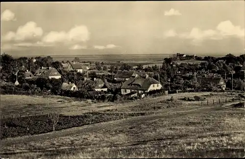 Ak Kloster Insel Hiddensee in der Ostsee, Gesamtansicht