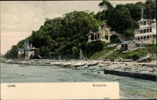 Ak Lohme auf Rügen, Strand