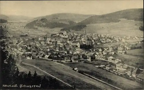 Foto Ak Titisee Neustadt im Breisgau Hochschwarzwald, Panorama