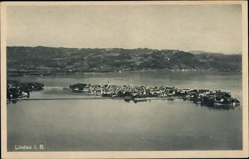 Ak Lindau am Bodensee Schwaben, Ortspanorama