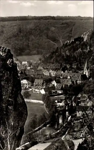 Ak Blaubeuren in Württemberg, Kloster Blaubeuren, Wilhelmsfelsen