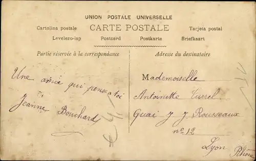 Ak Variete Künstlerin Barbier, Portrait