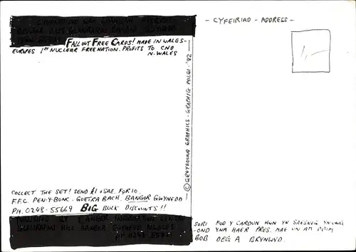 Ak Fallout Free Cards, Wales, Europas erste atomwaffenfreie Nation