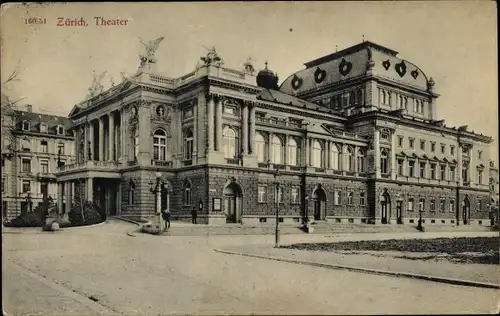Ak Zürich Stadt Schweiz, Theater