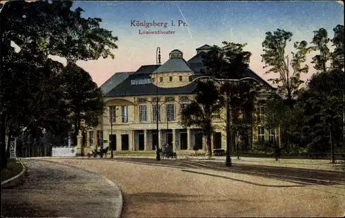 Ak Kaliningrad Königsberg Ostpreußen, Louisentheater