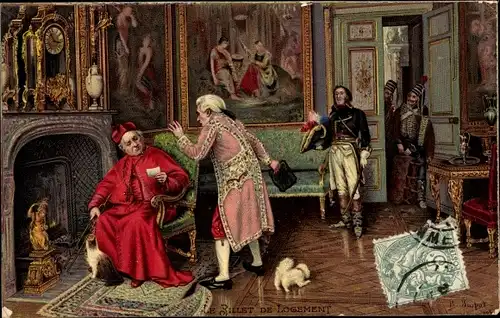 Künstler Ak Brispot, H., Kardinal, Französische Soldaten